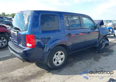 2015 Honda Pilot Lx from USA, damaged, VIN 5FNYF4H22FB062508